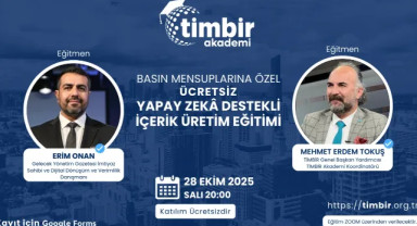 TİMBİR Akademi'den Ücretsiz Yapay Zekâ İçerik Üretim Eğitimi