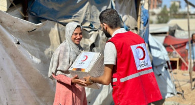 Türk Kızılay, Gazze’de Ateşkesten Sonra Yardımlarını Hızlandırdı