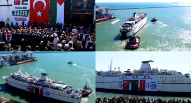 Türkiye’nin 17. “İyilik Gemisi” Gazze’ye Uğurlandı