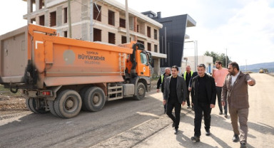 Başkan Halit Doğan'dan Yol Çalışmalarına Yakın Takip 