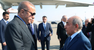 Cumhurbaşkanı Erdoğan Bakü’de 