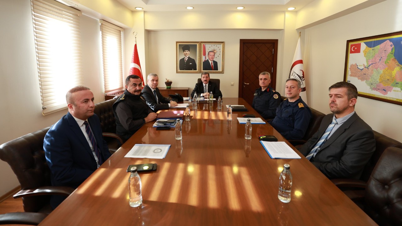 İl Güvenlik ve Asayiş Koordinasyon Toplantısı Samsun’da Gerçekleştirildi