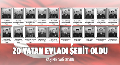 MSB, Şehit Olan Askerlerin Kimlik Bilgilerini Paylaştı 