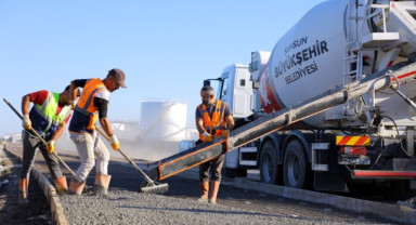 Samsun Büyükşehir, 4 İlçede Ulaşım Ağını Güçlendirmeye Devam Ediyor