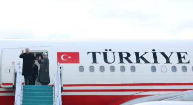 Cumhurbaşkanı Erdoğan, Uluslararası Barış ve Güven Forumu için Türkmenistan’a Gitti