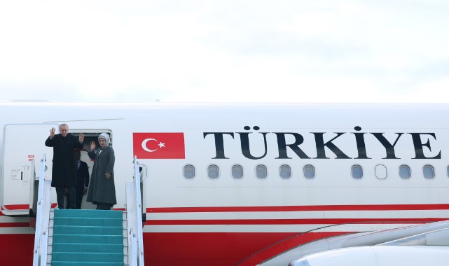 Cumhurbaşkanı Erdoğan, Uluslararası Barış ve Güven Forumu için Türkmenistan’a Gitti