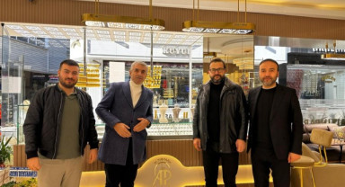 Said Çetintaş’tan Altınpark Kuyumculuk’a Tebrik Ziyareti 
