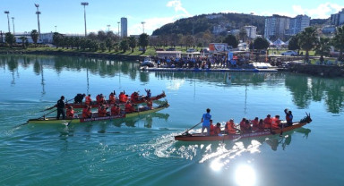 Samsun’da Engelli Bireylere Özel Dragon Bot Yarışları Düzenlendi