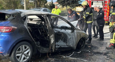 Samsunsporlu Musaba ve Ailesi Alev Alan Araçtan Son Anda Kurtuldu 