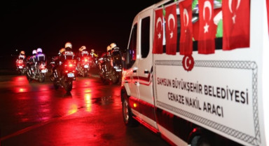 Şehit Polis Memuru Emre Albayrak Memleketi Samsun'da Törenle Karşılandı