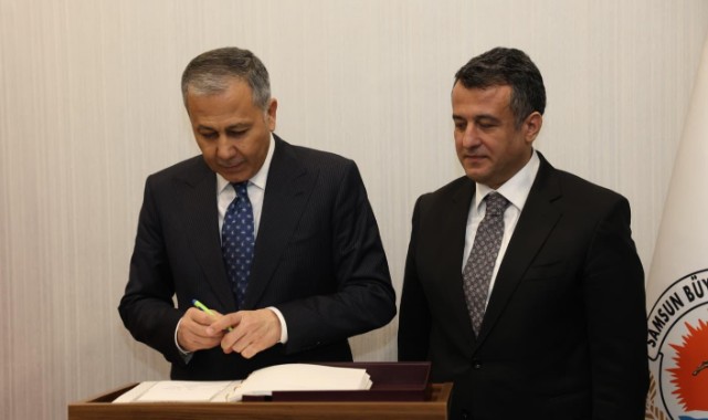 Başkan Doğan, Bakan Yerlikaya’yı Samsun’da Ağırladı