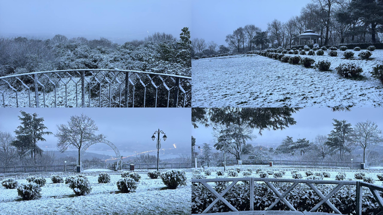 İstanbul’un Bazı İlçelerinde Kar Yağışı Aralıklarla Devam Ediyor