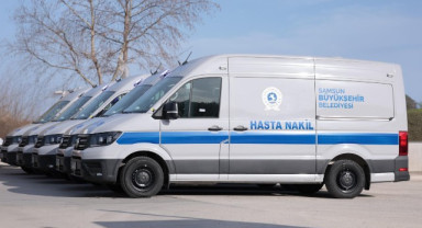 Samsun Büyükşehir’den Hasta Nakil Hizmeti: 5 Araç Göreve Başladı