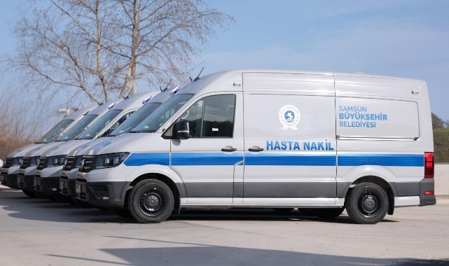 Samsun Büyükşehir’den Hasta Nakil Hizmeti: 5 Araç Göreve Başladı