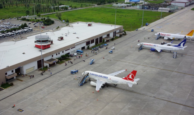 Samsun Çarşamba Havalimanı’nda 2025’te Rekor Yolcu Sayısı