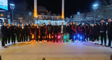 Namağlup Yab-Pa Kadın Futbol Takımı Havza’da Coşkuyla Karşılandı