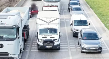 Samsun’da Kırmızı Işıkta Sürücü Değişikliği Dron Kamerasına Takıldı