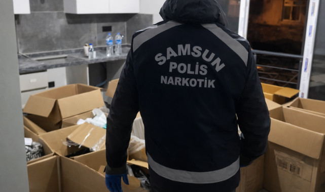 421 Bin Hap Piyasaya Sürülmeden Samsun'da Ele Geçirildi