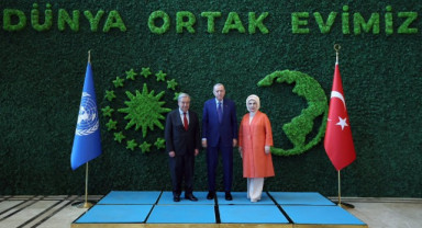 Emine Erdoğan’dan BM Genel Sekreteri Guterres’e Ödül Paylaşımı