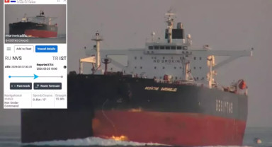 İstanbul Boğazı’na 26 Kilometre Kala Türk Petrol Tankerine Dron İsabet Etti