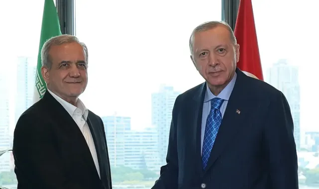 Cumhurbaşkanı Erdoğan, İran Cumhurbaşkanı Pezeşkiyan ile Ateşkes ve Bölgesel Güvenliği Görüştü