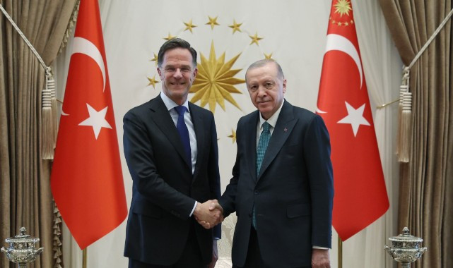 Cumhurbaşkanı Erdoğan, NATO Genel Sekreteri Rutte'yi Kabul Etti
