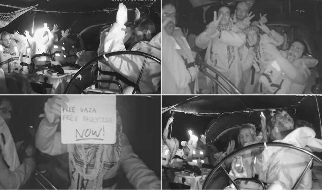 İsrail Donanmasından Uluslararası Sularda Küresel Sumud Filosu'na Müdahale