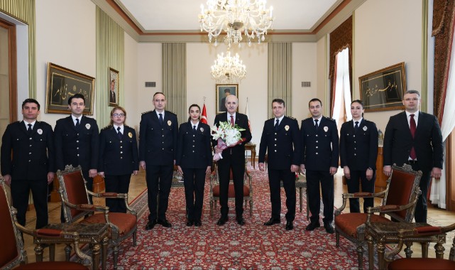 TBMM Başkanı Kurtulmuş, Polis Teşkilatının 181. Yıl Dönümünde Emniyet Mensuplarını Kabul Etti