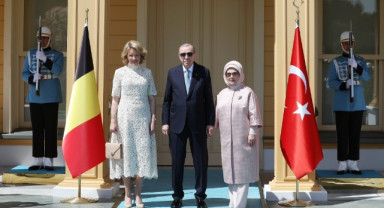 Cumhurbaşkanı Erdoğan, Belçika Kraliçesi Mathilde'yi Kabul Etti