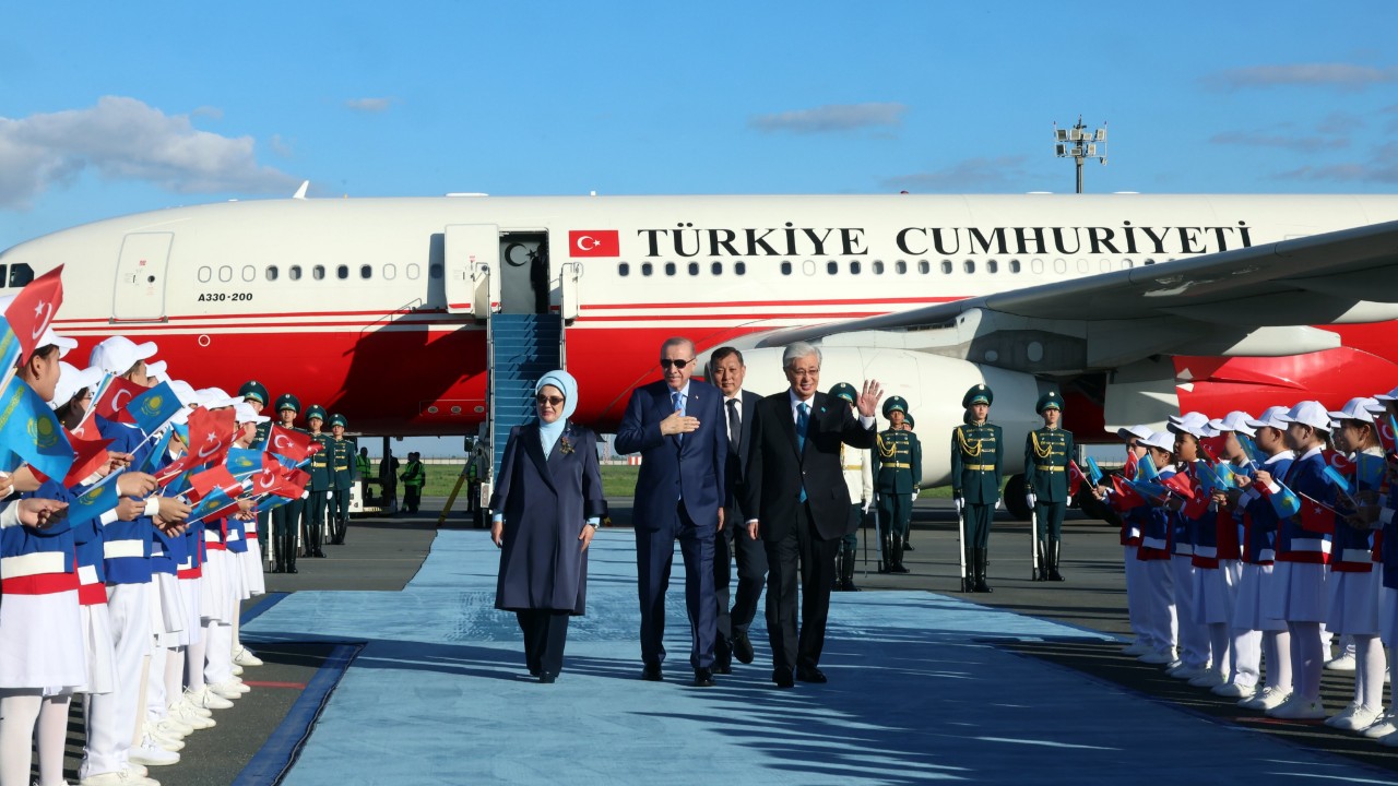 Cumhurbaşkanı Erdoğan Kazakistan’da