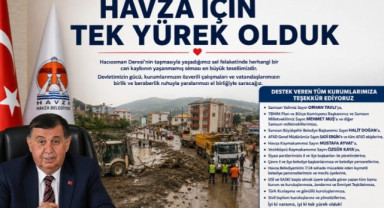 HAVZA İÇİN TEK YÜREK OLDUK