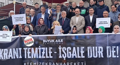 Samsun'da Temiz Ekran Hareketi televizyon yayınlarına tepki gösterdi