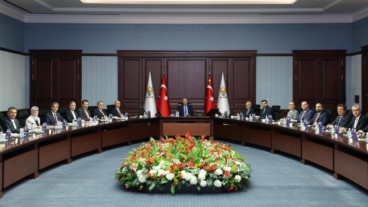 AK Parti MYK, Cumhurbaşkanı Erdoğan Başkanlığında Toplandı