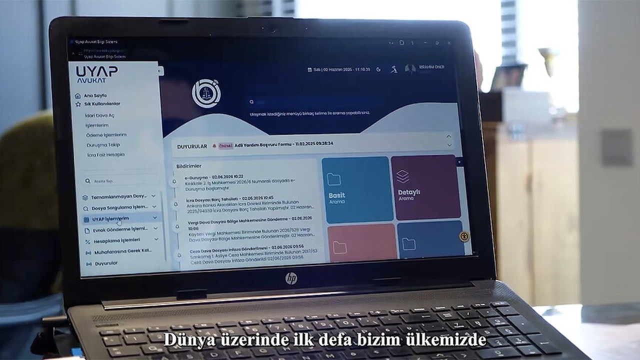 Bakan Gürlek'ten e-Avukat Uygulamasına İlişkin Açıklama