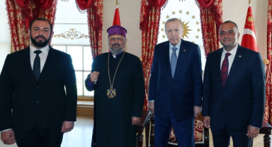 Cumhurbaşkanı Erdoğan, Patrik Maşalyan ve Milletvekili Sıvacıoğlu'nu Kabul Etti