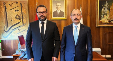 Said Çetintaş, Mehmet Muş'u TBMM'de Ziyaret Etti