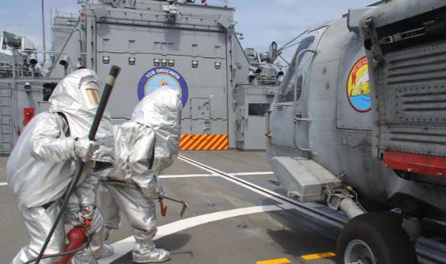 TCG Oruçreis, Atlantik Okyanusu’nda NATO ile Ortak Eğitim Faaliyetlerine Katıldı