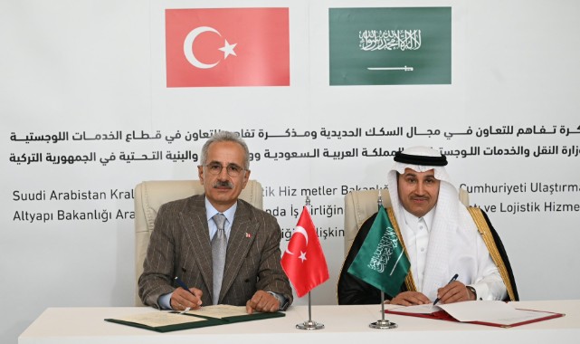 Türkiye ile Suudi Arabistan Arasında Lojistik ve Demir Yolu İşbirliği Anlaşmaları İmzalandı