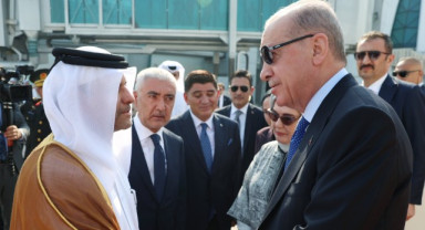 Cumhurbaşkanı Erdoğan, Katar Emiri Al Sani'ye Taziye Ziyaretinde Bulundu