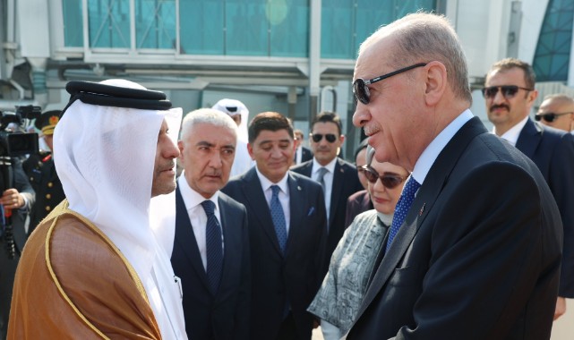 Cumhurbaşkanı Erdoğan, Katar Emiri Al Sani'ye Taziye Ziyaretinde Bulundu