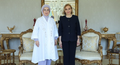 Emine Erdoğan, Lübnan Başbakanı'nın Eşi Sahar Selam'ı İstanbul'da Ağırladı
