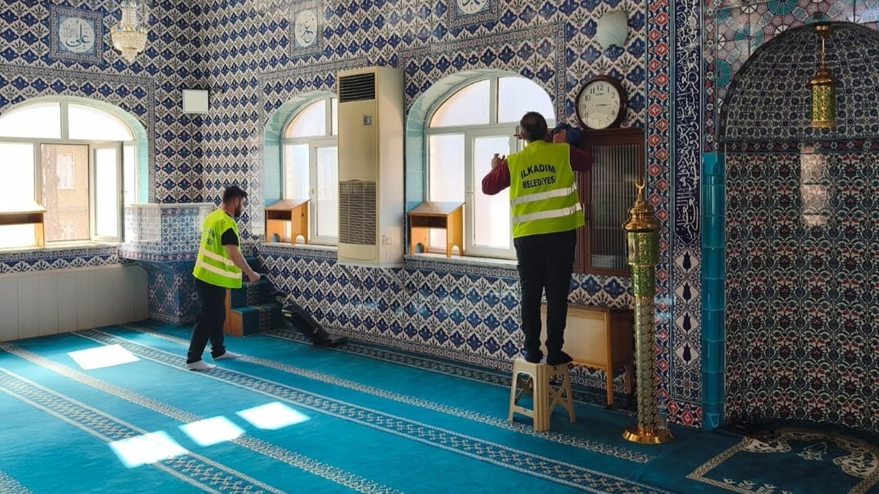 İlkadım’ın İbadethanelerinde Hijyen İçin Yoğun Mesai