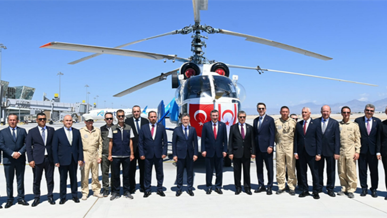 Türkiye'den KKTC'ye Yangınlarla Mücadele Desteği: Ka-32 Helikopteri Göreve Başladı