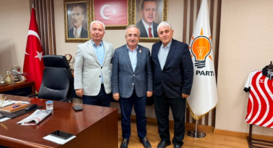 Türkiye Karate Federasyonu Heyetinden AK Parti İl Başkanı Mehmet Köse'ye Ziyaret